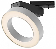 Трековый светильник Maytoni Single phase track system Unity Led Rim TR044-1-12W3K-W цвет плафона/подвески Белый, цвет арматуры Черный-1