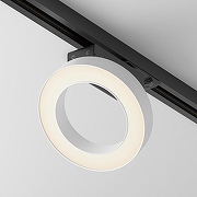 Трековый светильник Maytoni Single phase track system Unity Led Rim TR044-1-12W3K-W цвет плафона/подвески Белый, цвет арматуры Черный-2