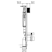 Инсталляция Azario AZ-8010-1000 для унитаза без клавиши смыва-2