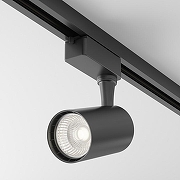 Трековый светильник Maytoni Single phase track system Unity Vuoro TR003-1-6W4K-M-B цвет плафона/подвески Черный, цвет арматуры Черный-1