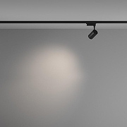 Трековый светильник Maytoni Single phase track system Unity Vuoro TR003-1-6W4K-M-B цвет плафона/подвески Черный, цвет арматуры Черный-4