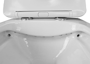 Унитаз Azario Boca AZ-2002 подвесной Белый с сиденьем Микролифт-8