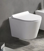 Унитаз Azario Nova AZ2217 подвесной Белый с сиденьем Микролифт-1