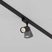 Трековый светильник Maytoni Single phase track system Unity Vuoro TR003-1-6W3K-S-B цвет плафона/подвески Черный, цвет арматуры Черный-1