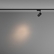 Трековый светильник Maytoni Single phase track system Unity Vuoro TR003-1-6W3K-S-B цвет плафона/подвески Черный, цвет арматуры Черный-2