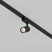 Трековый светильник Maytoni Single phase track system Unity Vuoro TR003-1-6W3K-S-B цвет плафона/подвески Черный, цвет арматуры Черный-3