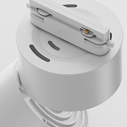Трековый светильник Maytoni Single phase track system Unity Yin TR084-1-15W3K-W цвет плафона/подвески Белый, цвет арматуры Белый-5