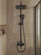 Душевая система Orange OneLife P01-912b Черная матовая-3