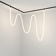 Трековый светильник Maytoni Magnetic track system Exility Tau TR101-2-100W4K-B цвет плафона/подвески Белый, цвет арматуры Черный-2