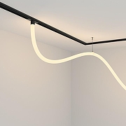 Трековый светильник Maytoni Magnetic track system Exility Tau TR101-2-50W3K-B цвет плафона/подвески Белый, цвет арматуры Черный-1