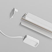 Ввод питания Maytoni Magnetic track system Radity Accessories for tracks Radity TRA084B-12W-50 цвет арматуры Белый-9