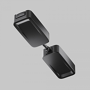 Коннектор питания прямой Maytoni Magnetic track system Radity Accessories for tracks Radity TRA084C-B-12 цвет арматуры Черный-1