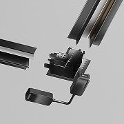 Коннектор угловой Maytoni Magnetic track system Radity Accessories for tracks Radity TRA084CL-12B цвет арматуры Черный-4