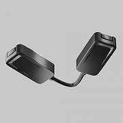 Коннектор питания угловой Maytoni Magnetic track system Radity Accessories for tracks Radity TRA084CPC-B-12 цвет арматуры Черный-1