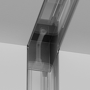 Коннектор угловой внутренний Maytoni Magnetic track system Radity Accessories for tracks Radity TRA084CT-12B цвет арматуры Черный-2