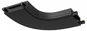 Коннектор питания полукруглый Maytoni Magnetic track system Radity Accessories for tracks Radity TRA084CR-11B цвет арматуры Черный