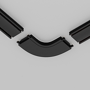 Коннектор питания полукруглый Maytoni Magnetic track system Radity Accessories for tracks Radity TRA084CR-11B цвет арматуры Черный-3