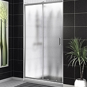 Душевая дверь BelBagno Uno 140 UNO-195-BF-1-140-CH-CR профиль Хром стекло шиншилла-1