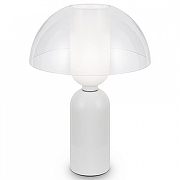Настольная лампа Maytoni Memory MOD177TL-01W цвет плафона/подвески Прозрачный, цвет арматуры Белый