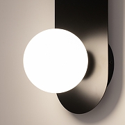 Настенный светильник Maytoni Bao MOD419WL-01B цвет плафона/подвески Белый, цвет арматуры Черный-7