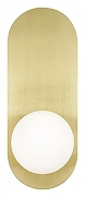 Настенный светильник Maytoni Bao MOD419WL-01G цвет плафона/подвески Белый, цвет арматуры Золото-1