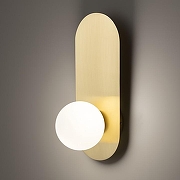 Настенный светильник Maytoni Bao MOD419WL-01G цвет плафона/подвески Белый, цвет арматуры Золото-4