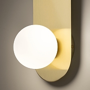 Настенный светильник Maytoni Bao MOD419WL-01G цвет плафона/подвески Белый, цвет арматуры Золото-8