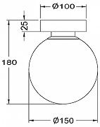 Настенный светильник Maytoni Bas1c form MOD321WL-01W цвет плафона/подвески Белый, цвет арматуры Белый-2