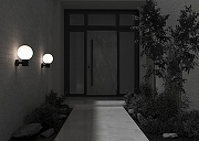 Настенный светильник Maytoni Bold O598WL-01B цвет плафона/подвески Белый, цвет арматуры Черный-5