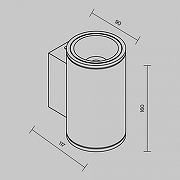 Настенный светильник Maytoni Sh1m O303WL-L10W3K цвет плафона/подвески Белый, цвет арматуры Белый-7