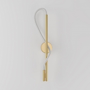 Настенный светильник Maytoni Tau MOD166WL-L12G3K цвет плафона/подвески Белый, цвет арматуры Золото-2