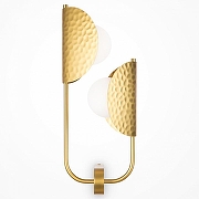 Настенный светильник Maytoni Trop1c MOD164WL-02BS цвет плафона/подвески Белый, Латунь, цвет арматуры Латунь