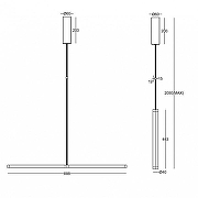 Подвесной светильник Maytoni Supersymmetry P096PL-L11WK цвет белый-8