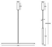 Подвесной светильник Maytoni Supersymmetry P096PL-L11BK1 цвет черный-3