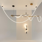 Подвесной светильник Maytoni Tau MOD146PL-L40B3K цвет плафона/подвески Белый, цвет арматуры Черный-3