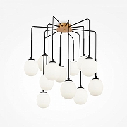 Подвесной светильник Maytoni Branch MOD176PL-12G цвет плафона/подвески Белый, цвет арматуры Золото, Черный-1