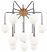 Подвесной светильник Maytoni Branch MOD176PL-12G цвет плафона/подвески Белый, цвет арматуры Золото, Черный-2