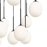 Подвесной светильник Maytoni Branch MOD176PL-12G цвет плафона/подвески Белый, цвет арматуры Золото, Черный-3