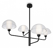 Подвесной светильник Maytoni Memory MOD177PL-04B цвет плафона/подвески Прозрачный, цвет арматуры Черный