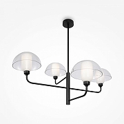 Подвесной светильник Maytoni Memory MOD177PL-04B цвет плафона/подвески Прозрачный, цвет арматуры Черный-1