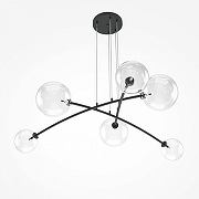 Подвесной светильник Maytoni Mood MOD172PL-06B цвет плафона/подвески Прозрачный, цвет арматуры Черный-1