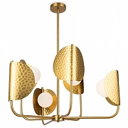 Подвесной светильник Maytoni Trop1c MOD164PL-06BS цвет плафона/подвески Белый, Латунь, цвет арматуры Латунь