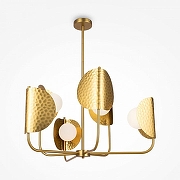 Подвесной светильник Maytoni Trop1c MOD164PL-06BS цвет плафона/подвески Белый, Латунь, цвет арматуры Латунь-1