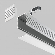 Профиль алюминиевый Maytoni Led strip ALM-3535A-S-2M Серебро-5