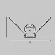 Профиль алюминиевый Maytoni Led strip ALM-5022-S-2M Серебро-7