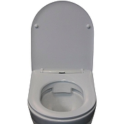 Сиденье для унитаза Ceruttispa Sella Aria CT7846 Белое с Микролифтом-5