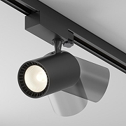 Трековый светильник Maytoni 3 Phase track system Trinity Vuoro TR029-3-26W3K-S-B цвет плафона/подвески Черный, цвет арматуры Черный-2