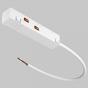 Ввод питания Maytoni Magnetic track system Exility Accessories for tracks Exility TRA034B-42W цвет арматуры Белый