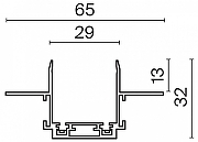 Шинопровод Maytoni Magnetic track system Radity Busbar trunkings Radity TRA084MP-12W цвет арматуры Белый-6