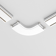 Коннектор питания полукруглый Maytoni Magnetic track system Radity Accessories for tracks Radity TRA084CR-11W цвет арматуры Белый-4
